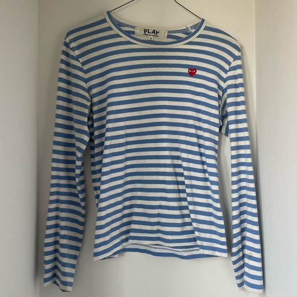 Comme des Garcons Tops - Comme des Garçon Striped Long Sleeve Top Size S